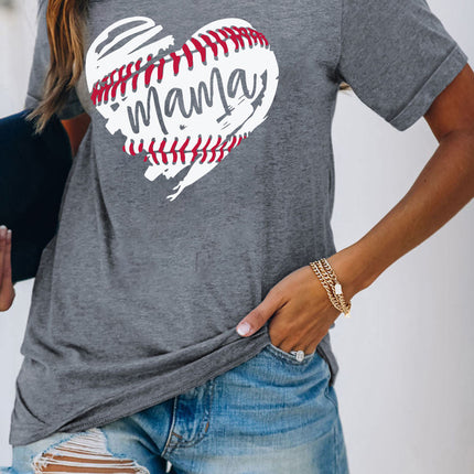 Floral Print Round Neck Short Sleeve Tunic Top