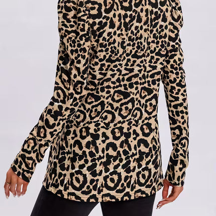 Leopard Print Blazer