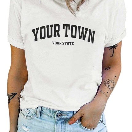 Casual Pick Up Truck Print Graphic Tee