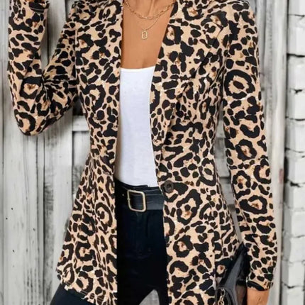 Leopard Print Blazer