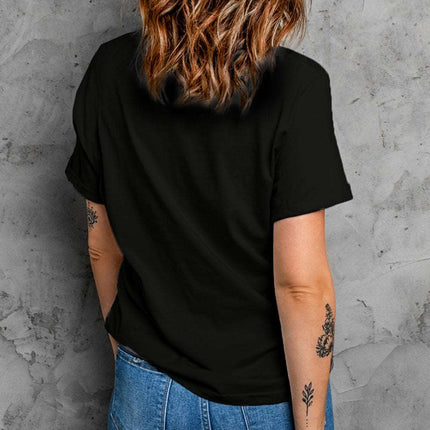 Casual Pick Up Truck Print Graphic Tee