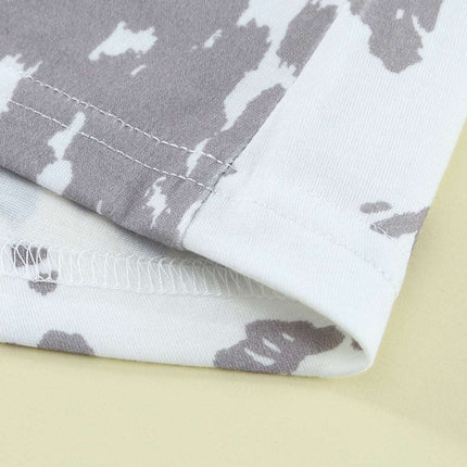 Cow Print Racerback Tank Top