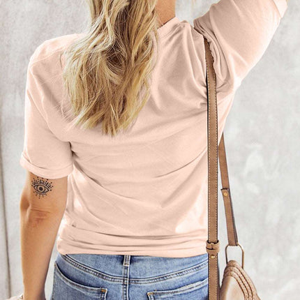 Casual Pick Up Truck Print Graphic Tee