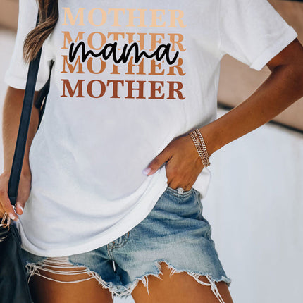 Floral Print Round Neck Short Sleeve Tunic Top