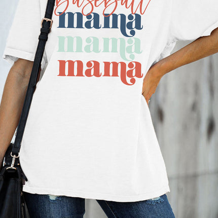 Be Happy Graphic Print Short Sleeve T Shirt