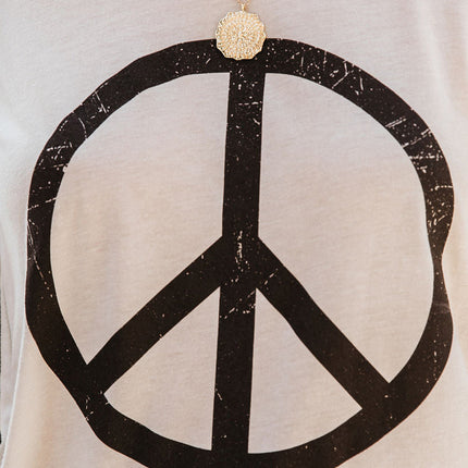 Letters Printed Short Sleeve Graphic T Shirt