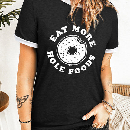 Round Neck Short Sleeve Top