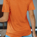 Orange / S / 95%Polyester+5%Spandex