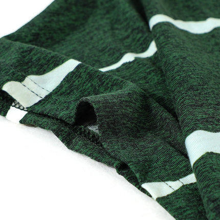 Gradient Color Short Sleeve T-Shirt with Pocket