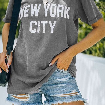 Casual Pick Up Truck Print Graphic Tee