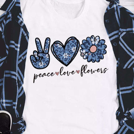 Casual Peach Logo Colorblock Print Graphic Tee