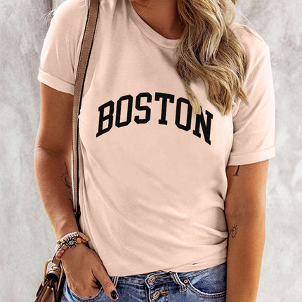 Casual Pick Up Truck Print Graphic Tee