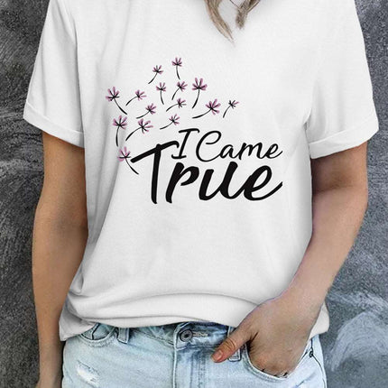 Casual Peach Logo Colorblock Print Graphic Tee