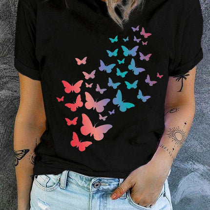 Casual Pick Up Truck Print Graphic Tee