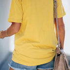 Yellow-2 / S / 95%Polyester+5%Spandex