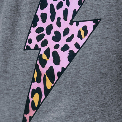 Western Horse Letter Print Graphic T-shirt