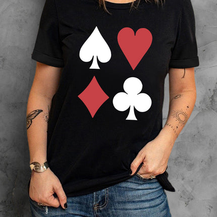 Western Horse Letter Print Graphic T-shirt